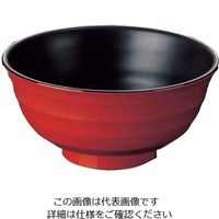 江部松商事 メラミン うどん鉢 ウルミ内黒 K757ーCB 61-7994-69 1個（直送品）