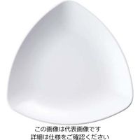 江部松商事 メラミン トライアングルプレート SSー25 ホワイト 61-7994-72 1個（直送品）