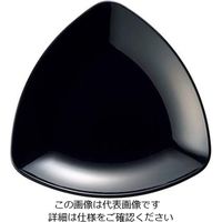 江部松商事 メラミン トライアングルプレート SSー25 ブラック 61-7994-73 1個（直送品）