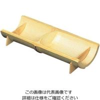 山下工芸 モーソー竹 中節皿 大 155×75×H25(22ー119ー7) 61-7997-08 1個（直送品）