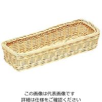 萬洋 藤角長ナイフ、フォーク白 16-616A 1個 62-3831-02（直送品）