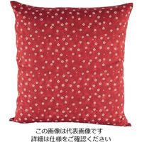 遠藤商事 綿 座布団 さくら えんじ 460×460 セット 1個 62-6306-47（直送品）