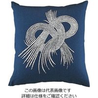 遠藤商事 綿 座布団IT 結び181 青 セット