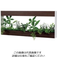 遠藤商事 デザインポット(造花付) ブラウン 62-6323-70 1個（直送品）