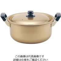 アルミ鍋36cmセット 大小2点 　蓋1個付き 本間製作所 KO アルミ段付鍋 36cm(12.7L) 017029 1個 - アスクル
