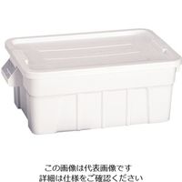 Trust トラスト ラージボックス(フタ付) ホワイト 3012 1個 62-6379-24（直送品）