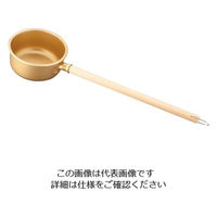 前川金属工業所 ゴールド　アルマイト　水杓　１１ｃｍ 62-6382-19 1個