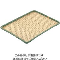 トーダイ PP 竹 角型 浅ざる 60型 62-6403-07 1個（直送品）