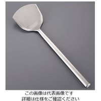 三宝産業 ステンレス パイプ柄ワンピース中華ヘラ 小 62-6445-25 1個（直送品）