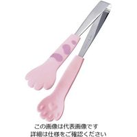 田辺金具 18ー0でかにゃんこトング たま 桃 2518 62-6461-42 1個（直送品）