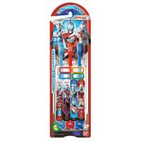バンダイ こどもハブラシ3本セット ウルトラヒーロー 4549660081340 1個(3本)（直送品）