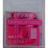 ライフレンジ 3ー06歯ブラシスタンドクリアピンク 4560292163150 1個（直送品）