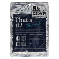昭和紙工 ザッイット　オリーブフェイスマスク７枚 4571429810670 1個(7枚)（直送品）