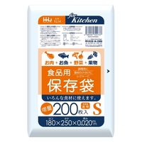 ハウスホールドジャパン KL14 保存袋増量 S 厚さ0.02mm 4580287322737 1個(200枚)（直送品）