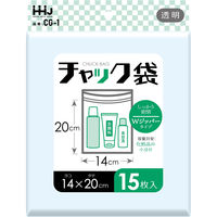 ハウスホールドジャパン CGー1 吊下チャック袋140×200×0.04 4580287322997 1個(15枚)（直送品）