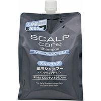 熊野油脂 スカルプケア 薬用シャンプー詰替 4582400830075 1個(1000ML)（直送品）