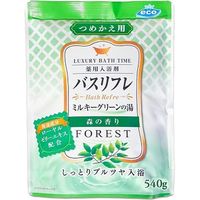 ライオンケミカル バスリフレ薬用入浴剤グリーンのにごり湯つめかえ用森林の香り 4900480227781 1個(540G)（直送品）