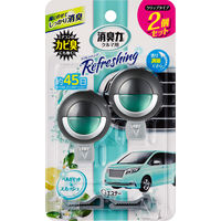 エステー クルマの消臭力 クリップタイプ ベルガモット＆スカッシュ 4901070160747 1個(6ML)（直送品）