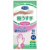 エステー ファミリーニトリルゴム極うす手Mホワイト 4901070760985 1個(10枚)（直送品）