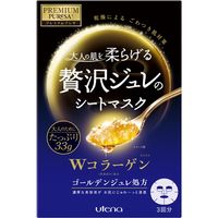 ウテナ プレミアムプレサ ゴールデンジュレマスク コラーゲン 4901234299313 1個(3枚)（直送品）