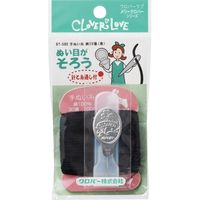クロバー クロバー 手ぬい糸 綿30番 黒(針と糸通し付) 4901316675806 1個(100M)（直送品）