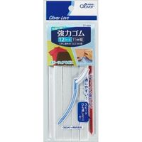 クロバー CL77629 強力ゴム ひも通し付 12コール 4901316776299 1個(6M)（直送品）