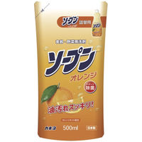 カネヨ石鹸 ソープンオレンジ詰替　５００ｍｌ 4901329271910 1個(500ML)（直送品）