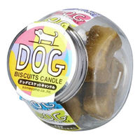 カメヤマ ドッグビスケットキャンドル 4901435889566 1個(90G)（直送品）