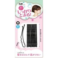 貝印 KQ3122強力アレンジピンS黒 4901601303971 1個(10本)（直送品）