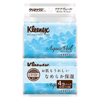 日本製紙クレシア クリネックス　ティシュー　アクアヴェールポケット　４個パック 4901750471279 1パック(4個入)（直送品）