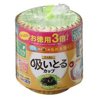 東洋アルミエコープロダクツ お徳用３倍汁も油も吸いとるカップＭ４色１０２枚入 4901987218418 1個(102枚)（直送品）