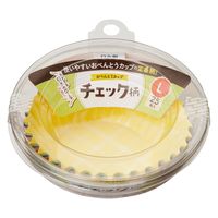 東洋アルミエコープロダクツ おべんとうカップチェック柄Ｌ４色２５枚入 4901987218531 1個(25枚)（直送品）