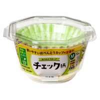 東洋アルミエコープロダクツ おべんとうカップチェック柄Ｍ４色７２枚入 4901987218579 1個(72枚)（直送品）