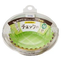 東洋アルミエコープロダクツ おべんとうカップチェック柄Ｍ４色２４枚入 4901987218524 1個(24枚)（直送品）