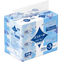大王製紙 エリエールPlus+キレイペーパータオルコンパクトタイプ200組 4902011824360 1パック(3個入)（直送品）