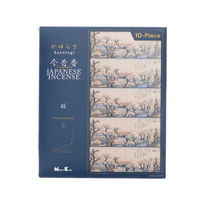 日本香堂 かゆらぎ　今昔香　桜 4902125384842 1パック(10個入)（直送品）