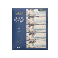 日本香堂 かゆらぎ　今昔香　緑茶 4902125384859 1パック(10個入)（直送品）