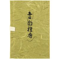 日本香堂 毎日 白檀香 スティック 60本入 香立付 4902125551008 1個（直送品）