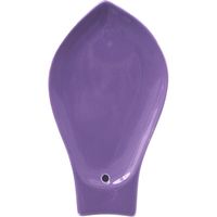 日本香堂 縁香皿 蓮弁文 香皿（穴開き）紫 4902125756601 1個（直送品）