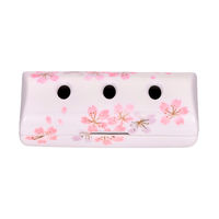 日本香堂 寝かせる線香皿（小）サクラ花柄 4902125967694 1個（直送品）