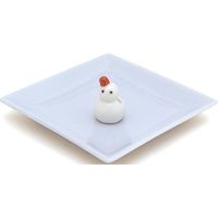 日本香堂 陶器香皿＆雪ダルマ香立 4902125975316 1個（直送品）