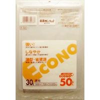 日本サニパック E33エコノプラス30L 透明 50枚 4902393304337 1個(50枚)（直送品）