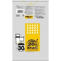 日本サニパック U38T オトクナ 30L 透明 20枚 4902393325387 1個(20枚)（直送品）