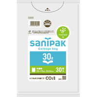 日本サニパック CUH34 NOCOO サニパックポリ袋 半透明 30L 4902393580250 1個(30枚)（直送品）