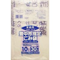 日本サニパック Gー2X 豊中市指定袋家庭用30L中10P 4902393754422 1個(10枚)（直送品）