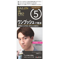 ダリヤ サロンドプロ　ワンプッシュメンズカラー（白髪用）　５　ナチュラルブラウン 4904651182817 1個（直送品）