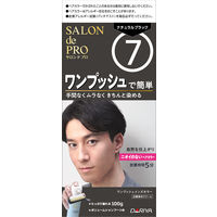 ダリヤ サロンドプロ ワンプッシュメンズカラー（白髪用） 7＜ナチュラルブラック＞ 4904651182848 1個（直送品）