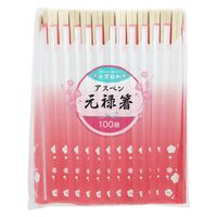 大和物産 小花日和 アスペン元禄箸 50膳 4904681209089 1個(50本)（直送品）