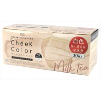 富士 cheek color mask  ミルクティ 4944109315312 1個(30枚)（直送品）