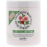 ジュン・コスメティック ナチュラルハーブヘアパックローズヒップ 4964653101056 1個(800G)（直送品）